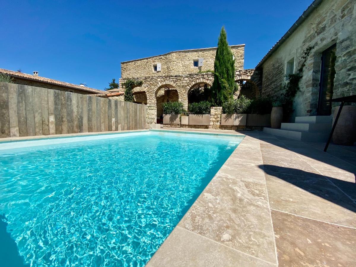 La Maison Des Vendangeurs - Table D'Hotes Le Soir Du Jeudi Au Dimanche- Jacuzzi - Balneo Spa - Acces Piscine Pour Toutes Les Chambres Sauf Studio Coquet- Piscine De Mai A Mi-Octobre Martignargues Eksteriør billede