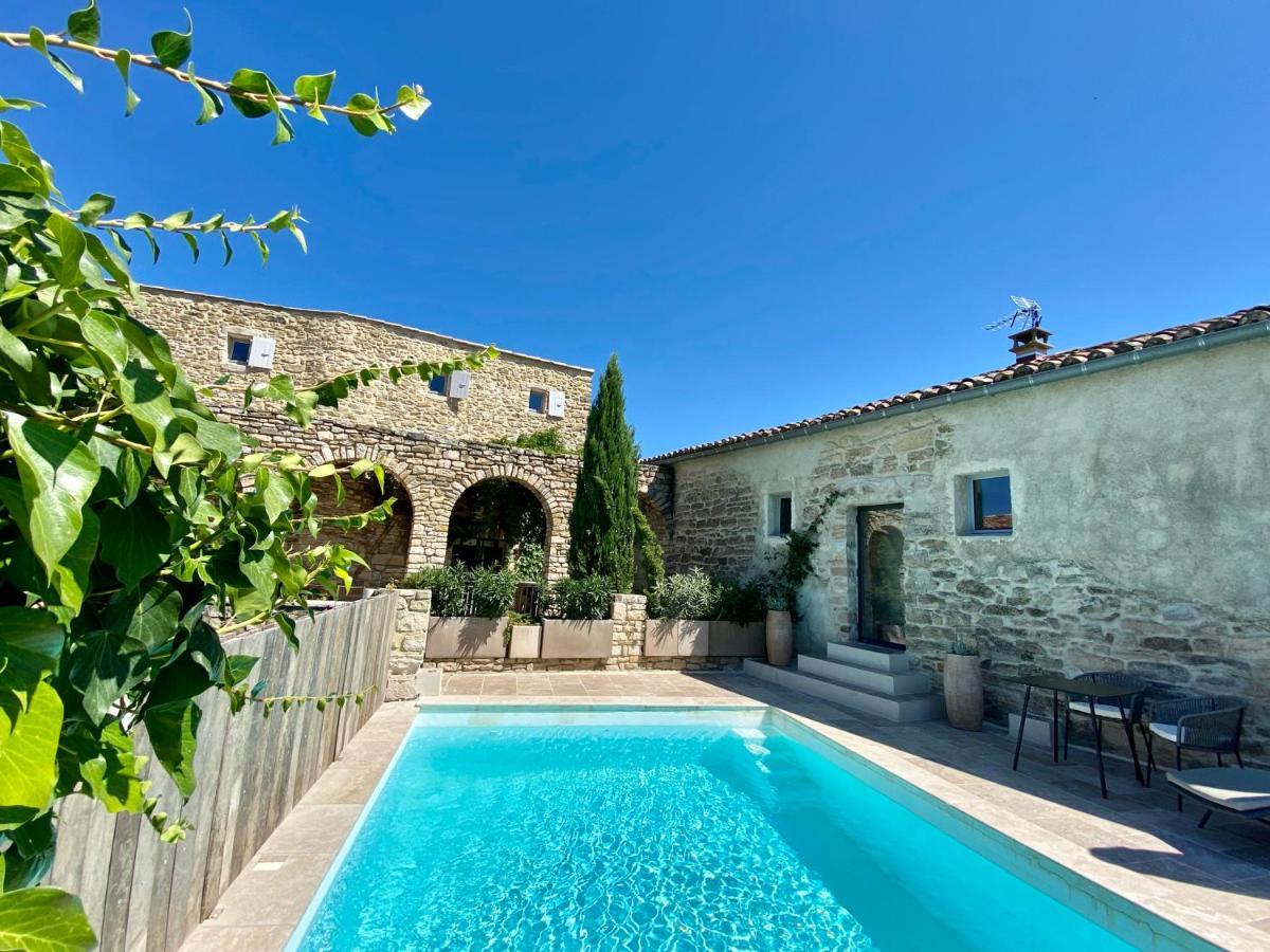 La Maison Des Vendangeurs - Table D'Hotes Le Soir Du Jeudi Au Dimanche- Jacuzzi - Balneo Spa - Acces Piscine Pour Toutes Les Chambres Sauf Studio Coquet- Piscine De Mai A Mi-Octobre Martignargues Eksteriør billede