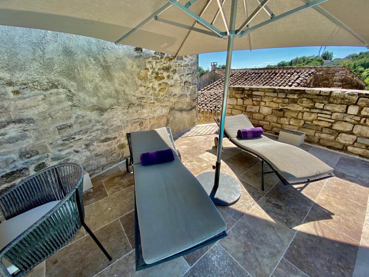 La Maison Des Vendangeurs - Table D'Hotes Le Soir Du Jeudi Au Dimanche- Jacuzzi - Balneo Spa - Acces Piscine Pour Toutes Les Chambres Sauf Studio Coquet- Piscine De Mai A Mi-Octobre Martignargues Eksteriør billede