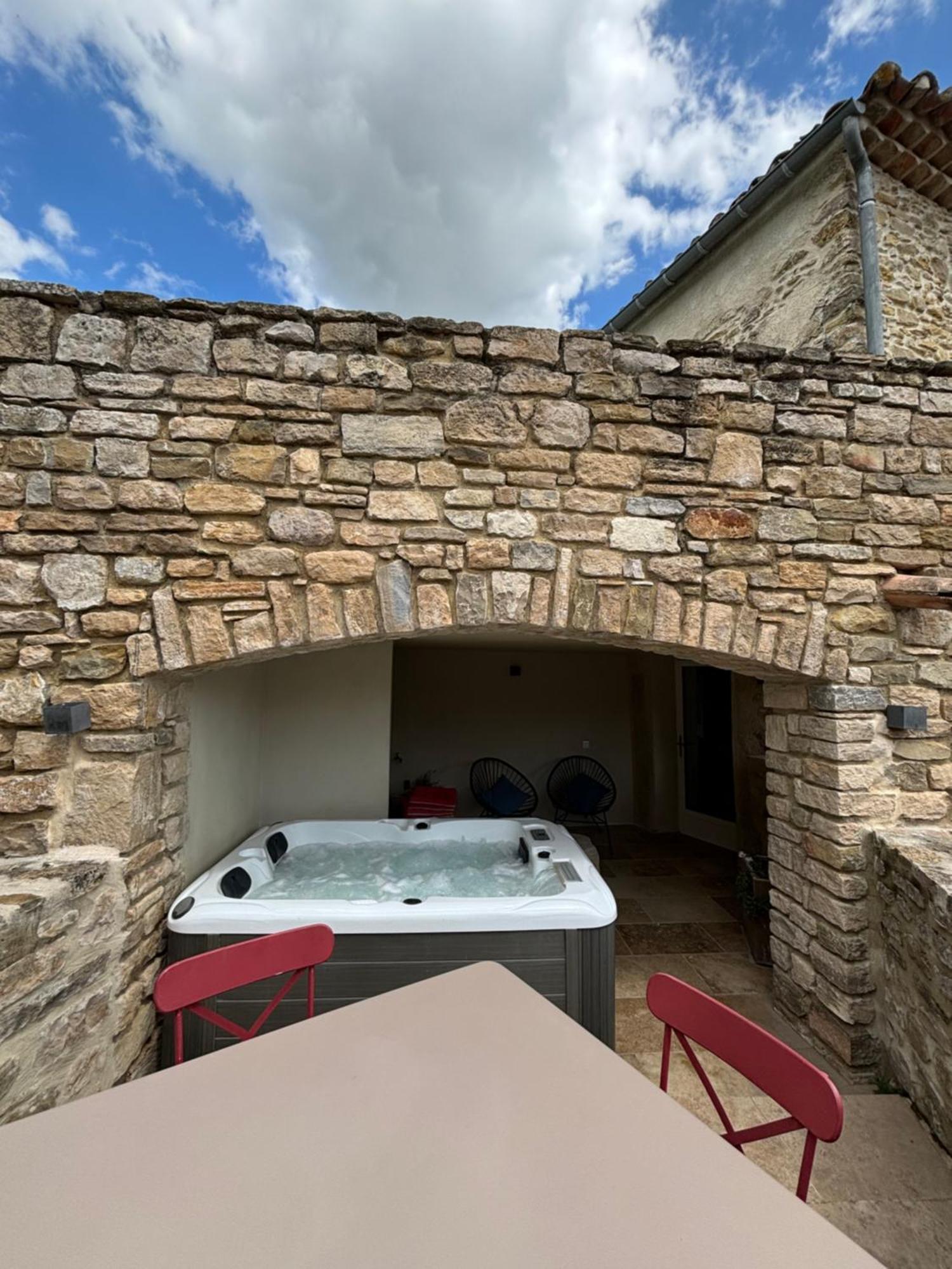 La Maison Des Vendangeurs - Table D'Hotes Le Soir Du Jeudi Au Dimanche- Jacuzzi - Balneo Spa - Acces Piscine Pour Toutes Les Chambres Sauf Studio Coquet- Piscine De Mai A Mi-Octobre Martignargues Eksteriør billede